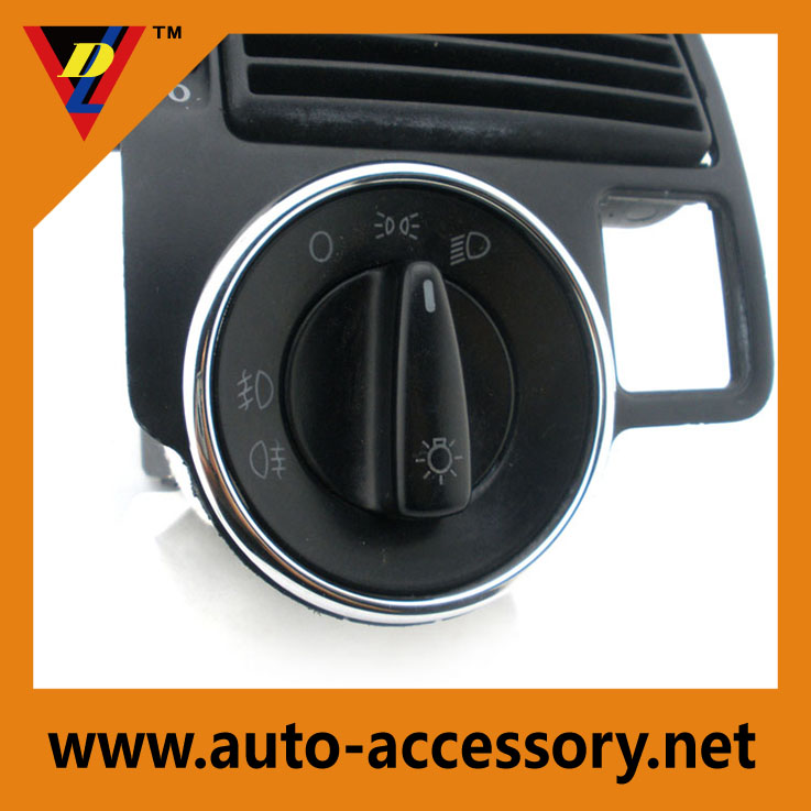 Chrome Light Switch Ring for vw golf accessories