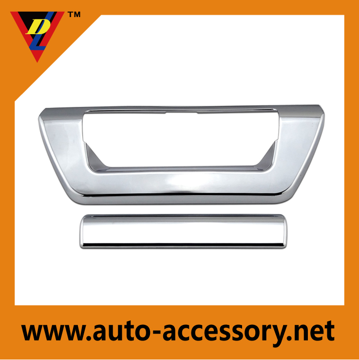 Chrome tailgate door handle cover for 2015 ford truck accessories