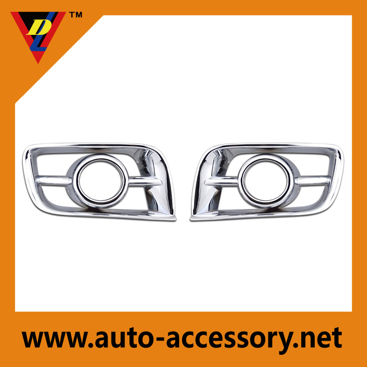 Chrome fog lights covers of toyota hiace accessories