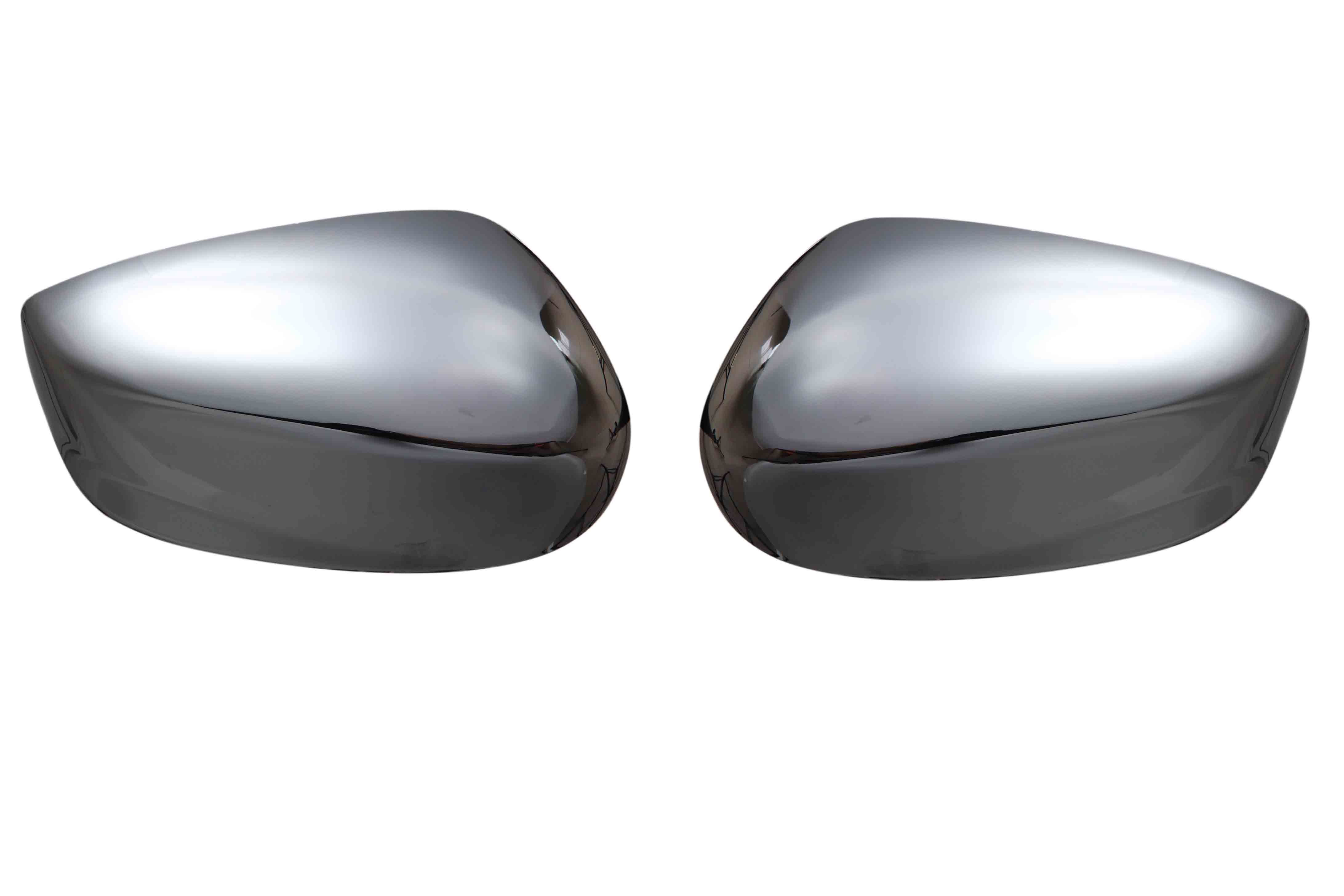 Plastic chrome side mirror cover